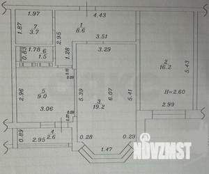 2-к квартира, вторичка, 61м2, 5/9 этаж