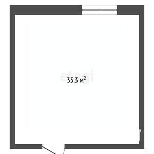 Студия квартира, вторичка, 35м2, 1/8 этаж
