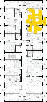 2-к квартира, вторичка, 54м2, 3/8 этаж