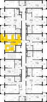 1-к квартира, вторичка, 36м2, 4/6 этаж