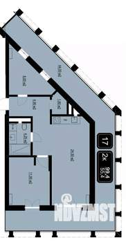 2-к квартира, вторичка, 99м2, 2/9 этаж