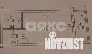 Студия квартира, вторичка, 24м2, 12/14 этаж