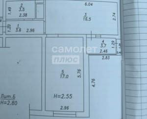 1-к квартира, вторичка, 44м2, 11/18 этаж