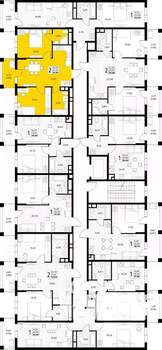 2-к квартира, вторичка, 54м2, 3/8 этаж