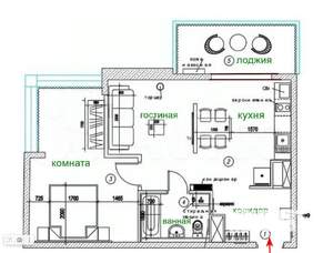 2-к квартира, вторичка, 63м2, 2/16 этаж
