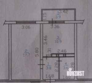 1-к квартира, вторичка, 40м2, 12/16 этаж