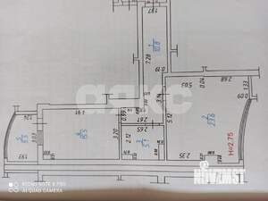 1-к квартира, вторичка, 61м2, 2/13 этаж
