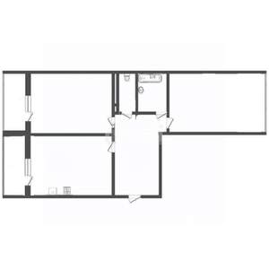 2-к квартира, вторичка, 71м2, 3/9 этаж