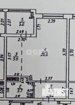 1-к квартира, вторичка, 39м2, 15/16 этаж