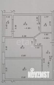 2-к квартира, вторичка, 68м2, 10/16 этаж