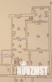 2-к квартира, вторичка, 56м2, 3/9 этаж