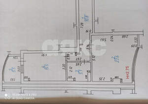 1-к квартира, вторичка, 61м2, 2/13 этаж