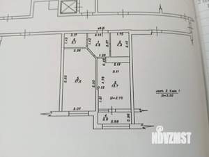 1-к квартира, вторичка, 43м2, 1/12 этаж