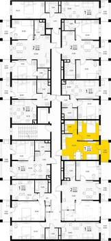 1-к квартира, вторичка, 37м2, 7/8 этаж