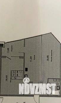 2-к квартира, вторичка, 74м2, 3/4 этаж