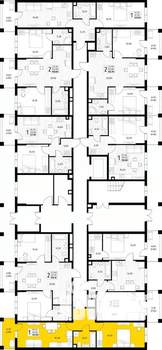 1-к квартира, вторичка, 43м2, 1/8 этаж