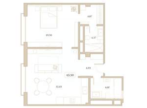 2-к квартира, вторичка, 149м2, 5/7 этаж