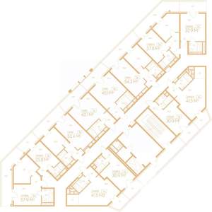 2-к квартира, вторичка, 42м2, 7/9 этаж