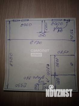 1-к квартира, вторичка, 39м2, -1/13 этаж