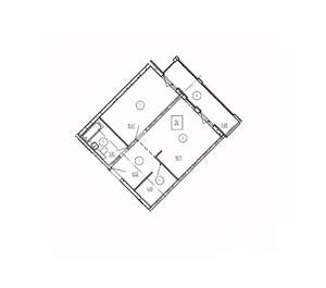 1-к квартира, вторичка, 50м2, 6/10 этаж