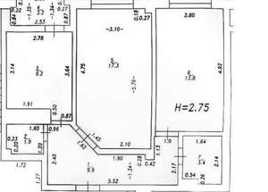2-к квартира, вторичка, 56м2, 9/9 этаж