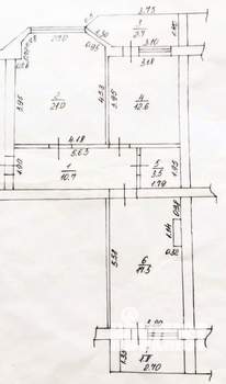 2-к квартира, вторичка, 70м2, 5/7 этаж