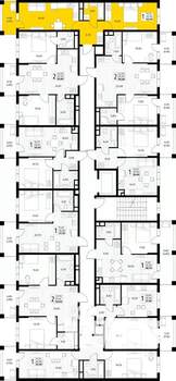 1-к квартира, вторичка, 42м2, 3/8 этаж