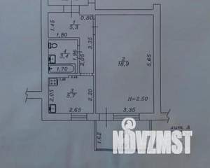 1-к квартира, вторичка, 39м2, 1/5 этаж