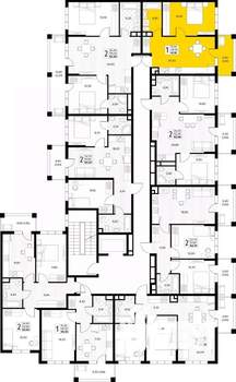 1-к квартира, вторичка, 41м2, 2/8 этаж