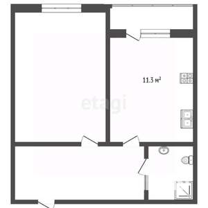 1-к квартира, вторичка, 35м2, 2/13 этаж