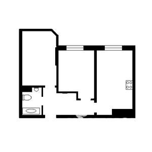 2-к квартира, вторичка, 55м2, 10/16 этаж