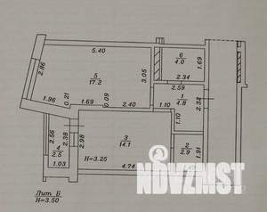 1-к квартира, вторичка, 46м2, 19/19 этаж
