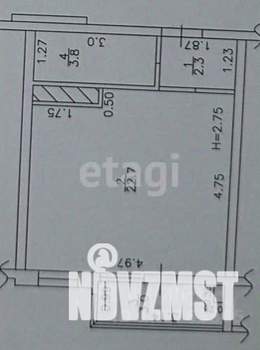 Студия квартира, вторичка, 29м2, 20/20 этаж