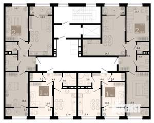 1-к квартира, вторичка, 36м2, 2/12 этаж