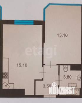1-к квартира, вторичка, 36м2, 11/15 этаж