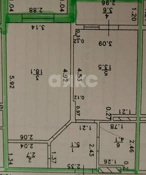1-к квартира, вторичка, 47м2, 3/6 этаж