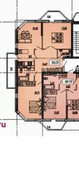 2-к квартира, вторичка, 85м2, 6/14 этаж