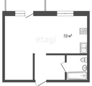 Студия квартира, вторичка, 36м2, 5/5 этаж
