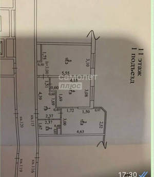 2-к квартира, вторичка, 53м2, 11/16 этаж