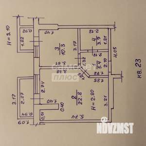 1-к квартира, вторичка, 42м2, 6/6 этаж