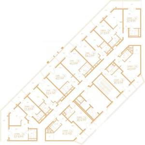 1-к квартира, вторичка, 40м2, 7/9 этаж