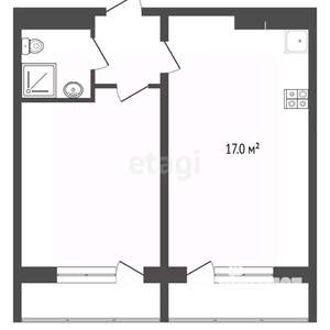 2-к квартира, вторичка, 55м2, 19/20 этаж