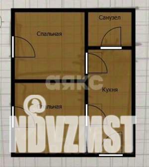 2-к квартира, вторичка, 27м2, -1/7 этаж