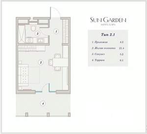 Студия квартира, вторичка, 40м2, 4/9 этаж