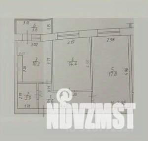 2-к квартира, вторичка, 57м2, 5/5 этаж