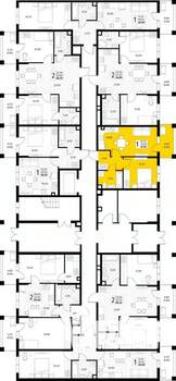 1-к квартира, вторичка, 37м2, 1/8 этаж