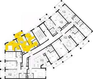 2-к квартира, вторичка, 52м2, 4/8 этаж