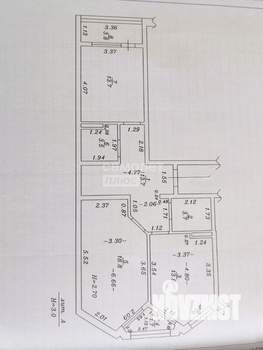 2-к квартира, вторичка, 67м2, 5/16 этаж