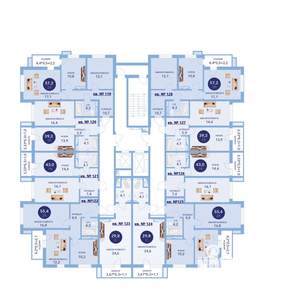 2-к квартира, вторичка, 55м2, 13/16 этаж