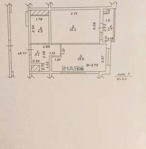 1-к квартира, вторичка, 37м2, 6/20 этаж